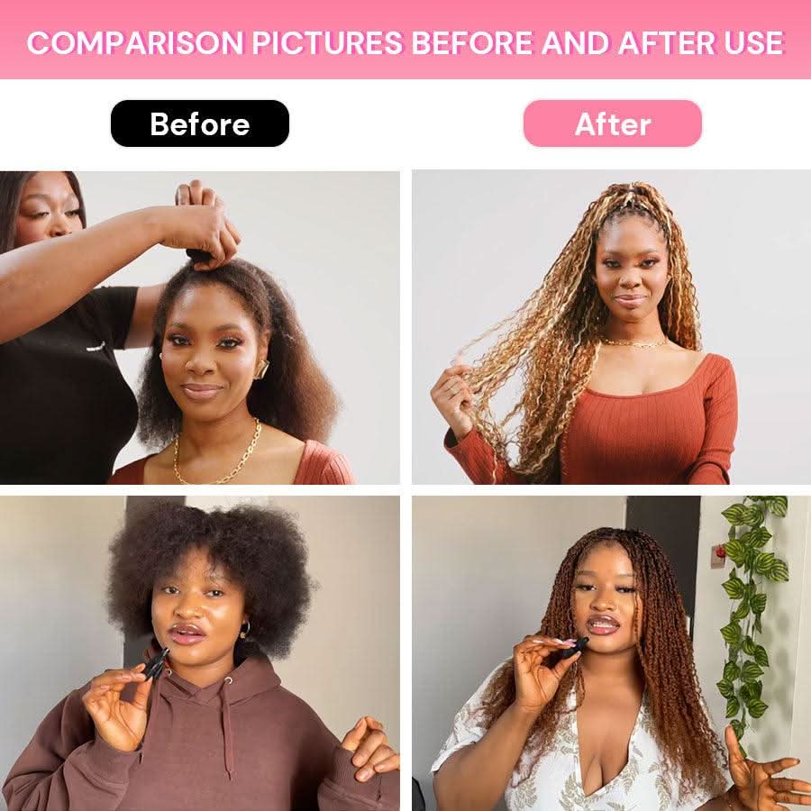 WOWANGEL #27/#30/99J/Brown/Jet Black Color Human Braiding Hair For Boho Braids Deep Wave 100g - Image 5