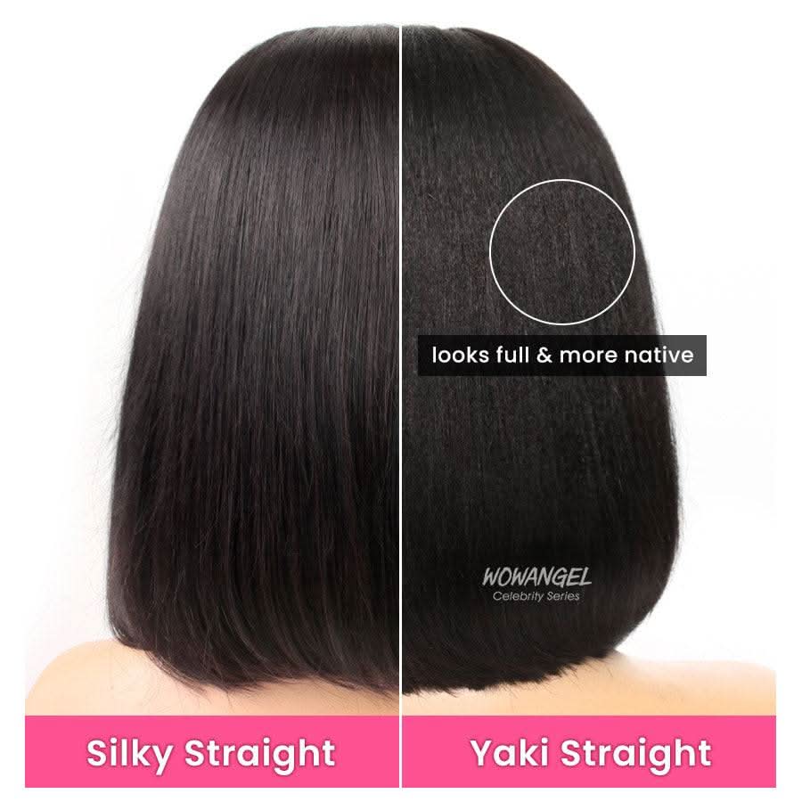 WOWANGEL Wear to Go Glueless Bob Wig 5x5 Straight HD Lace Closure Wig - Image 4