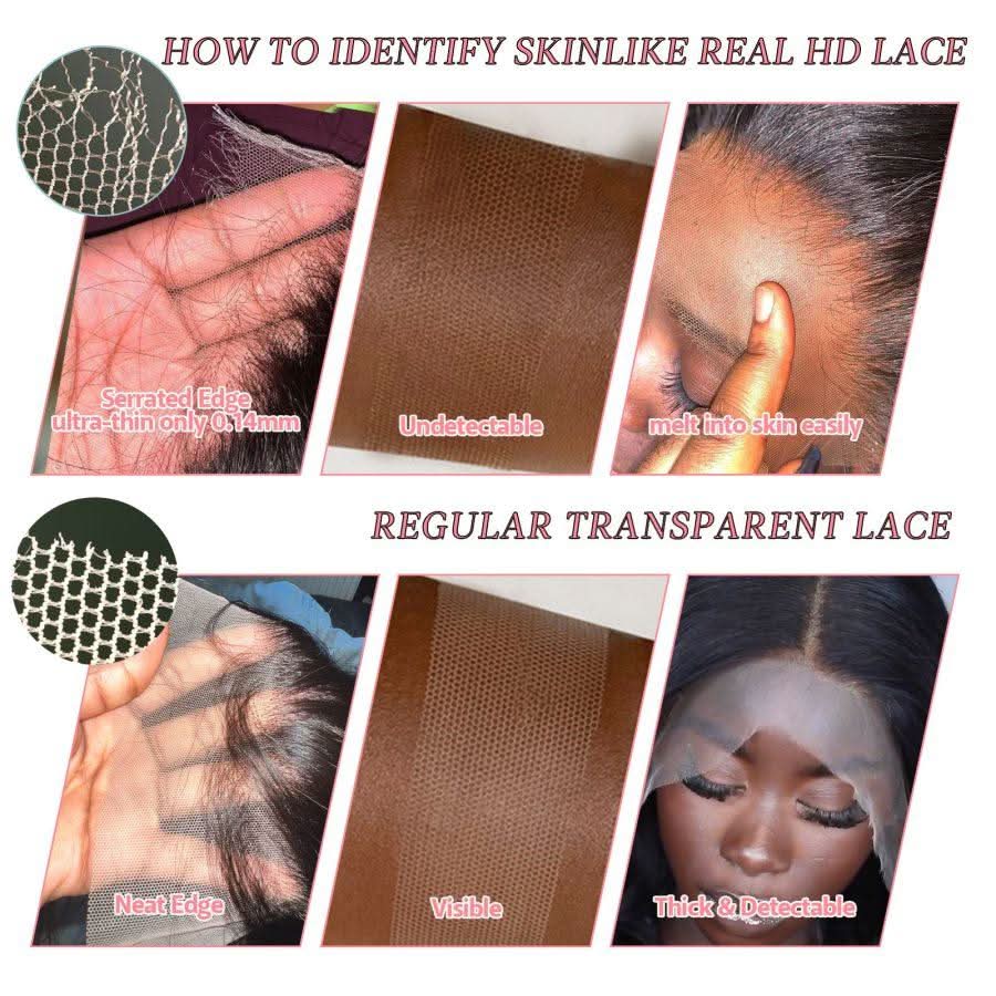 WOWANGEL 2x6 Skinlike Real HD Lace Closure with 3 Bundles Body Wave - Image 5