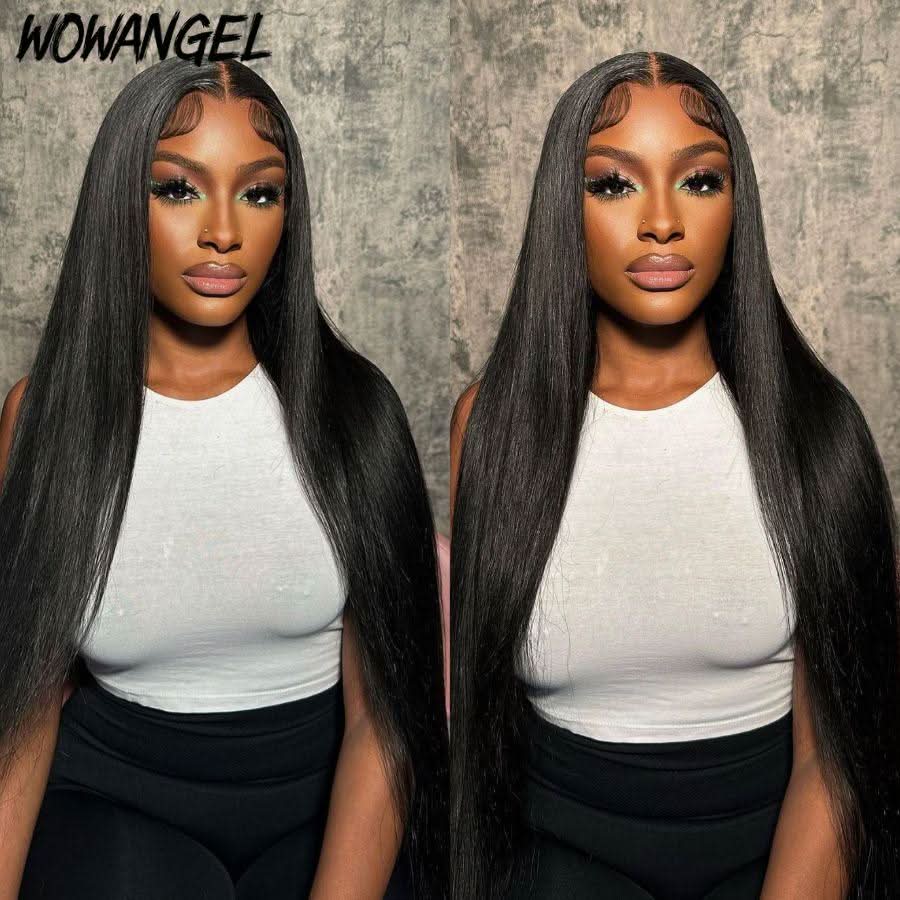 WOWANGEL 2x6 Skinlike Real HD Lace Closure with 3 Bundles Straight - Image 5