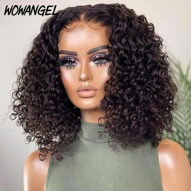 WOWANGEL Wear to Go 5x5 Skinlike Real HD Lace Closure Wig Curly BOB Glueless Install - Image 3