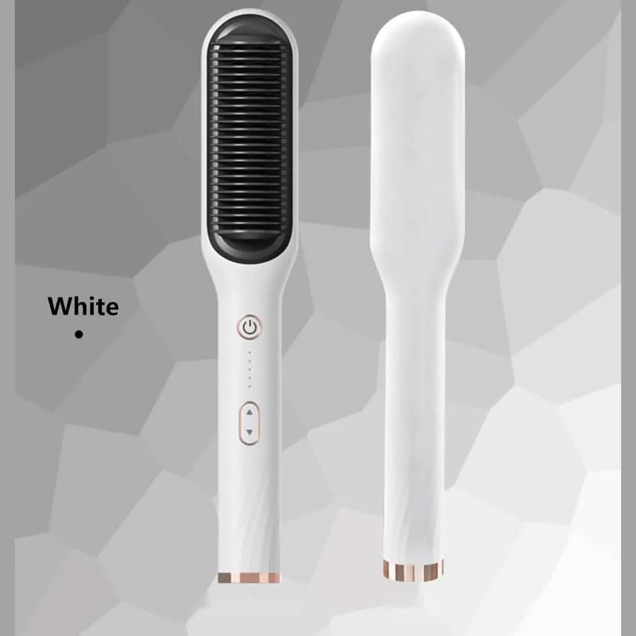 WOWANGEL Hair Straightener Brush, Heat Brush Straightener for Women | Flat Iron Comb - Image 7