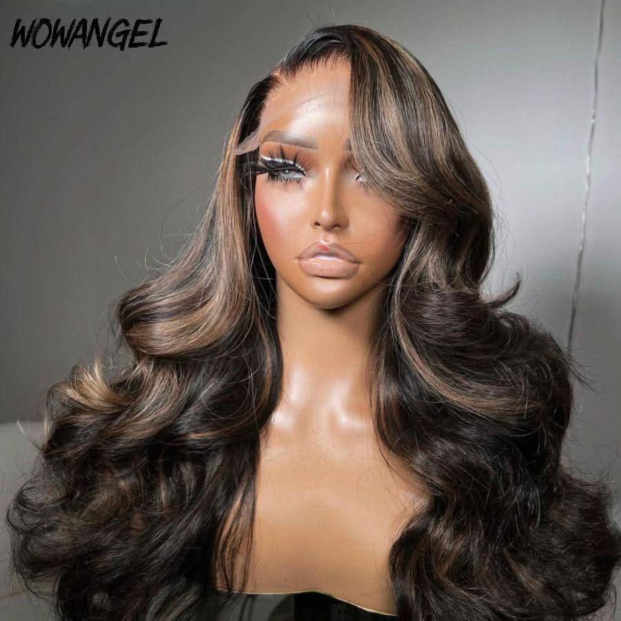 WOWANGEL Highlight Color 13x6 Skinlike Real HD Lace Front Wig Body Wave - Image 4