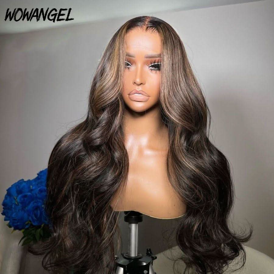 WOWANGEL Highlight Color 13x6 Skinlike Real HD Lace Front Wig Body Wave - Image 5