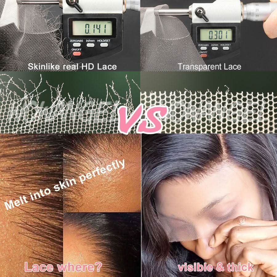 HD Lace Frontal Only, Premium Raw Hair 13x6 13x4 5x5 2x6 Straight Lace Closure Pieces - Image 3