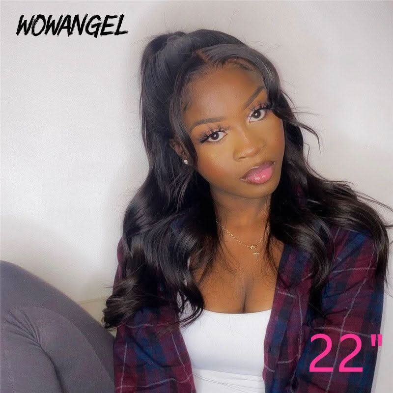 WOWANGEL Skinlike Real HD Full Lace Wig Body Wave Clean Hairline - Image 6